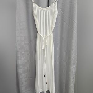 NWOT bishop + young White Maxi Dress